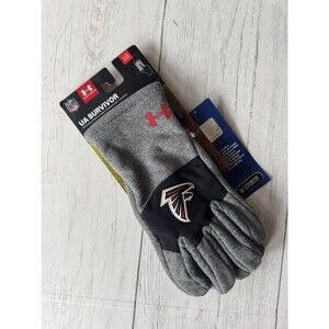 Under Armour UA Survivor Atlanta Falcons Fleece Gloves Size Large